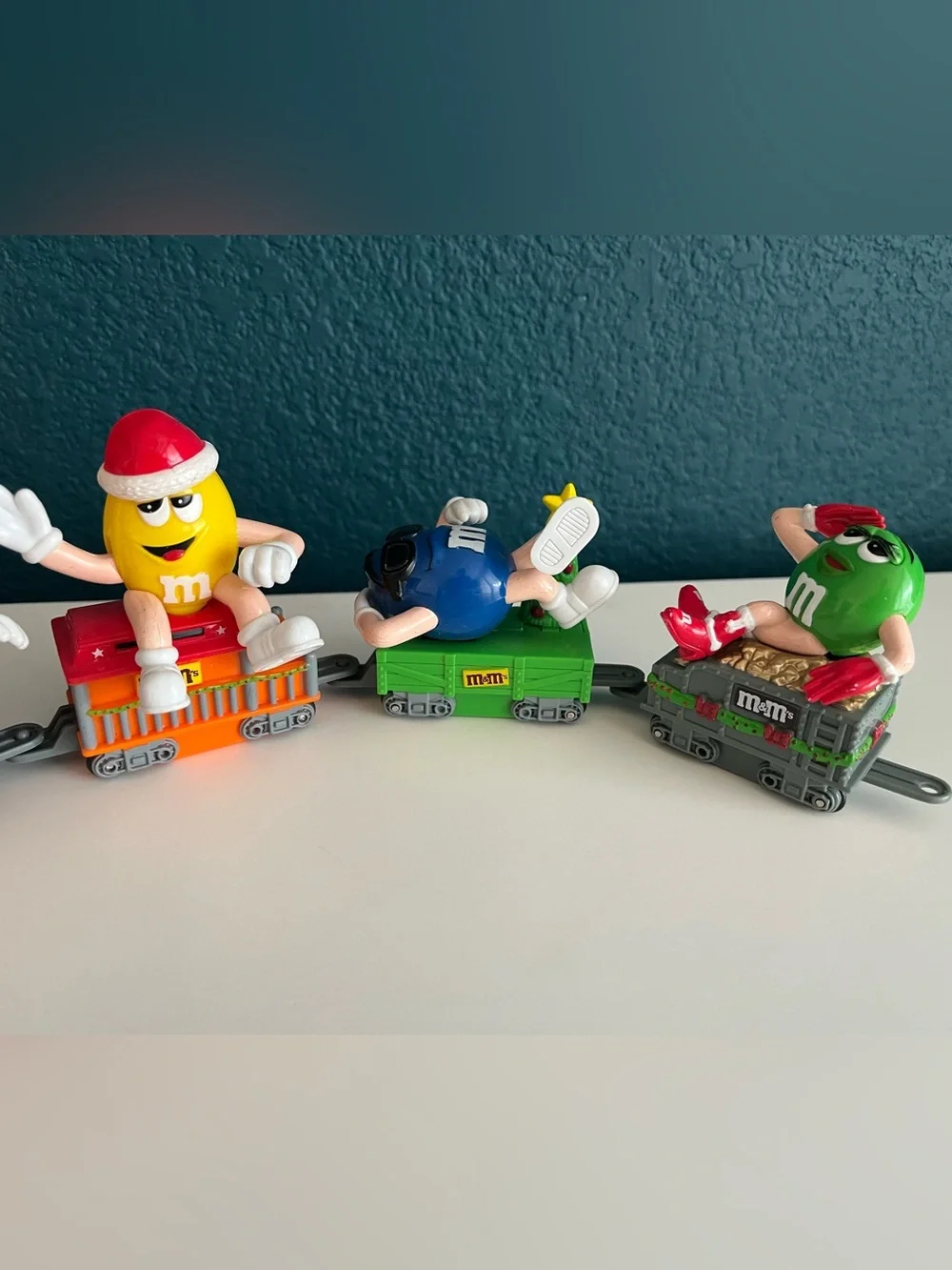 15 M&M Mars Christmas Car Train Ornament 2002, 2005, 2006